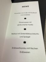 Das vorzügliche Dinner.