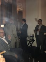 Der Mann im Zigarren Nebel. James With in unserer Runde.